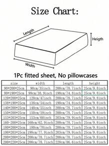 1pc European-Style Satin Grey Fitted Sheet With Floral Pattern – Soft, Comfortable Bedding For Bedrooms And Dorms, Deep Pockets (30-34cm), No Pillowcase Included, Satin Bed Sheets