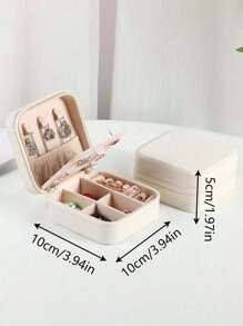 1 Stück Reiseschmuckbox mit Spiegel, multifunktionale Schmuckaufbewahrungsbox, tragbare Schmuckbox mit großer Kapazität für Ringe, Halsketten, Parfüm, Lippenstift Aufbewahrung und Organisation, perfektes Geschenk für Ehefrau, Freundin, Geliebte, Lehrerin, Abschluss, Weihnachten für Frauenaufbewahrung Organisator Reiseessentials Schulanfang Dormitory Aufbewahrung