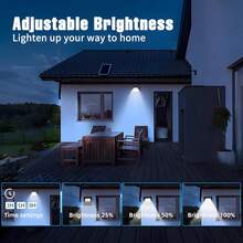 Outdoor Solar Lights, LED Solar Security Lights With Remote Control, Solar Powered, Auto On/Off Dusk To Dawn, Waterproof, Equivalent To LED Floodlight, Suitable For Yard, Patio, Garage, Garden - Black - View 7