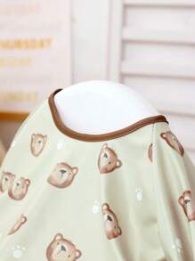 1 Stück Tier-Serie Lätzchen mit langen Ärmeln und Wasserschutz für Babys zum Essen - leichte Lätzchen zum Füttern von Kleinkind schmutzabweisend, Essentials für essende Babys, leicht an- und auszuziehen