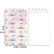 8pcs/Set Creative Cartoon Cloud Notebooks, Cute & Stylish Mini Coil Bound Notepads, Perfect For Students Back To School