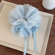 Women Lace Scrunchies Sweet Lace Trim Hair Ties Girl Ballet Ponytail Head Flowers Hair Accessories, Ponytail Holders, Hair Elastics, Hair Rope, Hair Bobbles