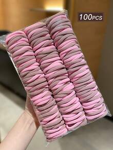 100/200/300/500 Stück einfache elastische Haargummis für Frauen, vielseitige Lässig Haaraccessoires für Pferdeschwanz, Zöpfe. Geeignet für den täglichen Gebrauch, alle Jahreszeiten, Schulmaterial, Frauenzubehör, Haarseil Kopfzubehör