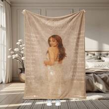 ZLIENSZUS Ayliva Flannel Blanket - Ultra Soft All Season Lightweight Throw, Modern City Printed, Mixed Color, Suitable For Sofa, Bed, Travel And Picnic - Perfect Gift For Home And Outdoor Use