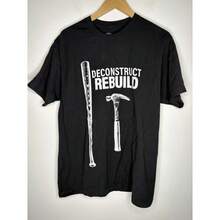 Good Quality Deconstruct Rebuild Tshirt Mens Size L Black Tactical True Believers Apparel - 黑色 - 查看 1