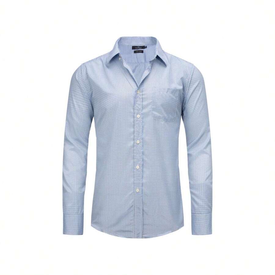 Men Shirts - Baby Blue - View 1