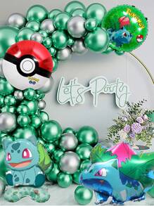pokemon Pokemon Pikachu Arch Balloon Theme Set, Birthday Theme Balloon Set, Party Event Decoration, Wedding Birthday Decoration, Wedding Ceremony Decoration, Balloon Chain, Party Supplies, Party Balloons