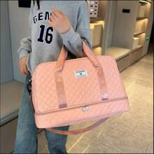 Travel Duffel Bag For Men And Women With Shoe Compartment, Carry-On Travel Bag For Fitness And Travel,Expectant Mother's Hospital Bag,Suitable As A Festival Gift