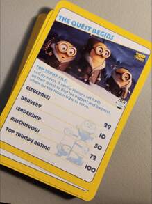 Minions Confezione regalo Minions gioco di carte, versione in inglese - Carte del gioco di carte Minions, carte da gioco da collezione, gioco di gruppo multigiocatore