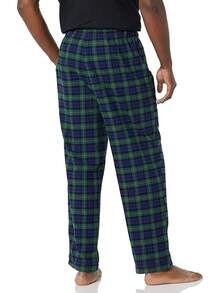 Essentials Men's Flannel Pajama Pant - Blanco y Negro - Ver 3