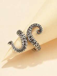 1 件章鱼触手形戒指，适合女性在海滩度假时佩戴 - 彩色 - 查看 1