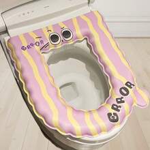 A Pair Of Reusable Toilet Seat Covers, Spring And Summer Washable Toilet Seats, Household Bathroom Toilet Seat Covers, And All-Season Toilet Covers