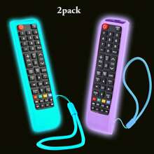 1 pièce Étui de protection pour télécommande de télévision intelligente, s'adapte aux modèles BN59-01199F, BN59-01301A, BN59-01315A, Housse de remplacement universelle en silicone antidérapante avec cordon, qui brille dans le noir, avec plusieurs couleurs