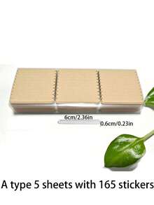 330 片透明指甲胶带双面胶，易于移除且无残留，适用于指甲贴、美甲用品、美甲工具、美甲工具、返校、指甲、按压指甲的美甲工具