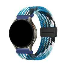 1pc 20mm Magnetic Woven Watch Band, Compatible With Samsung Galaxy Watch 7/6/5 Pro/4/6 Classic/Active 2 47mm/46mm/45mm/44mm/43mm/42mm/40mm; Suitable For Quick Release Replacement Strap For HW Watch GT3/2 42mm/GT 3 Pro/GT Cyber Watch; Magnetic Clasp Nylon Elastic Wristband For Garmin Vivoactive 5/3/Vivomove3/Forerunner 245/645/Venu/Venu 2 Plus/Venu Sq/Active 5/Amazfit Bip 3/Bip 3 Pro/GTS 3 2/Pop/Pop Pro/BIP/BIP Lite Smartwatches - 20mm - View 41