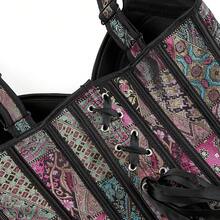 Overbust Corset Tops For Women: Plus Size Pirate Costume Women - Straps Bustier Corsets For Theme Party Costumes - Màu tím - Xem 5