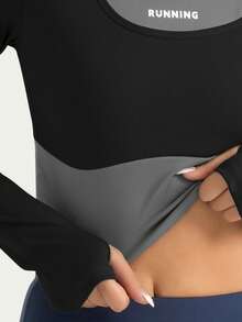 Soyun 女士二合一文胸修身柔软亲肤适合户外运动休闲居家健身 - 黑色 - 查看 5