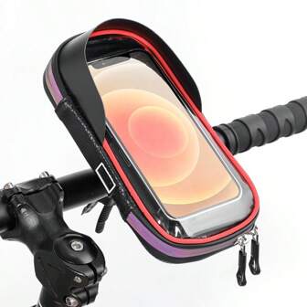 Support de téléphone portable pour vélo, sac coloré hydrofuge, sac de vélo avec écran tactile pour la navigation, sac de vélo de montagne pour téléphone portable, support de téléphone pour vélo de route, équipement de cyclisme
