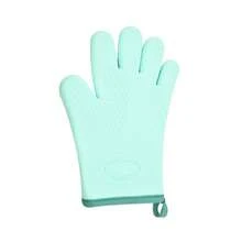 1pc Silicone Heat Resistant Oven Glove, Thick Waterproof High Temperature Microwave Oven Baking Glove - Multicolor - View 8