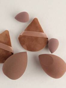 6pcs Set: 2 Makeup Sponges + 4 Makeup Blenders (2 Large, 2 Mini), Suitable For Various Makeup And Cleansing Scenarios. Makeup Sponges, Applicable For Liquid, Cream And Powder, Reusable And Washable, Soft And Latex-Free, Suitable For Blush, Foundation, Moisturizer And Powder. Ideal Makeup Tool Set For Beginners, Travelers, And As Gifts For Women, Girls, Mothers, Thanksgiving, Christmas,Cheap,Stocking Stuffers,Makeup,Makeup Tools,Cheap Stuff,Gifts,Gifts For Women,Christmas Gifts