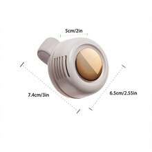 مروحة صغيرة قابلة للتثبيت، مروحة المكتب الصغيرة العاصفة، مناسبة للحمل عند الخروج، تصميم مدمج للحمل بسهولة عند الخروج، هدايا صغيرة مثيرة - أبيض - مشاهدة 3