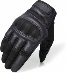 Full Finger Gloves For Outdoor Training, Sports, Climbing, Shooting, Hunting, Riding - 黑色 - 查看 1
