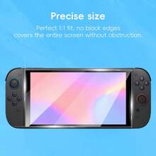 DATA FROG Tempered Glass For Switch 2 Screen Protector HD Anti-Scratch Protective Film Compatible With Switch 2 Game Accessories - Set - View 5