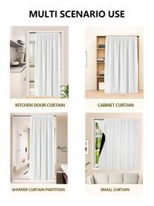 1pc Self-Adhesive Portable 100% Blackout Window Curtain, Drill-Free Blackout Cloth Suitable For Windows, Doors, Bedrooms, Basements - Heat Insulation, Dark Small Room Curtain, Can Be Used Year-Round