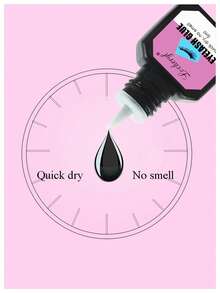 Lvcheryl 5毫升假睫毛胶水，适用于假睫毛簇和睫毛延长，速干、防水、不刺激