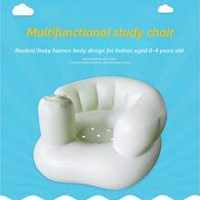 Infant Seat With Built-In Air Pump, Baby Back Support, Sofa Chair, Correct Sitting Posture, Portable Infant Birthday Chair, Floor Mat - Multicolor - View 4
