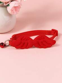 1/5 chiếc Vòng cổ cho thú cưng hình chuông có cánh dễ thương kèm kẹp dây xích, Trang trí vòng cổ cho chó mèo có thể điều chỉnh - Nhiều màu - Xem 5