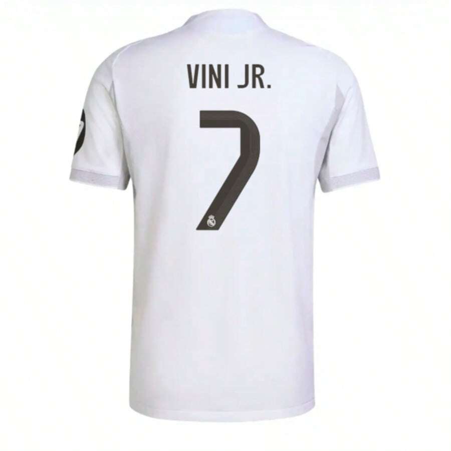 JERSEY R. MADRID PERSONALIZADO VINI JR 2025-26 - Blanco - Ver 1