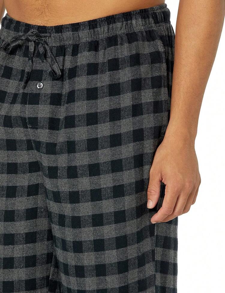 Essentials Men's Flannel Pajama Pant - 綠色 - 查看 11