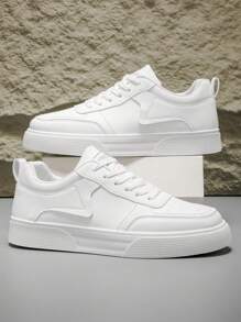 2025 Men's Casual White Sneakers, Skateboard Shoes, Leisure Sports Shoes