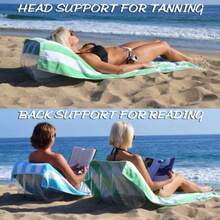 AW02 AirWedge Silla de Playa Inflable Relájate con la Comodidad del Aire Paquete de 2 - Transparente - Ver 4