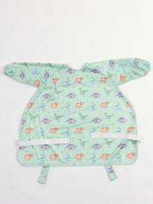 1 Stück Tier-Serie Lätzchen mit langen Ärmeln und Wasserschutz für Babys zum Essen - leichte Lätzchen zum Füttern von Kleinkind schmutzabweisend, Essentials für essende Babys, leicht an- und auszuziehen