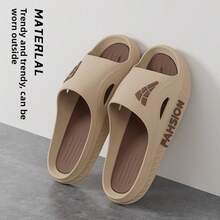 男士夏季拖鞋时尚防滑加厚耐磨透气家居拖鞋户外凉鞋休闲系带人字拖洗澡鞋 - 彩色 - 查看 24