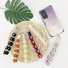 1 Stück Gänseblümchen Blume Armband Handtaschenhalter, handgefertigter Schlüsselanhänger Handyband