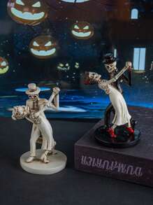 1pc Halloween Skeleton Dancer Figurine Decoration