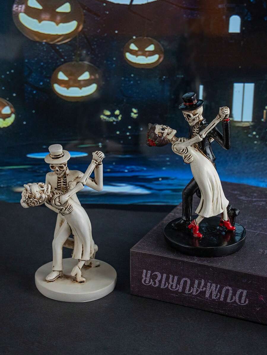 1pc Halloween Skeleton Dancer Figurine Decoration