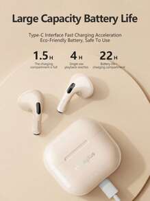 Lenovo Écouteurs Bluetooth Lenovo LP40 II avec étui transparent, écouteurs intra-auriculaires de sport avec graves puissants, appels haute définition avec microphone, faible latence, musique/jeux, tactile intelligent, longue autonomie, annulation passive du bruit, casque sans fil compact et portable