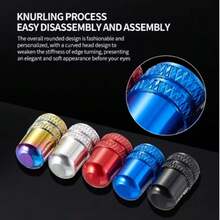 Nắp van lốp xe VXM bằng hợp kim nhôm nhiều màu sắc, phù hợp cho xe đạp leo núi và xe đạp đường trường, phụ kiện chống bụi. - Nhiều màu - Xem 5