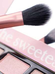 1pc Minimalist Outline Makeup Brush, Cosmetic Brush Makeup Tool - Orange - View 3