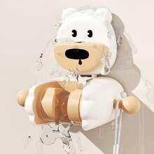 1pc Adorable Cartoon Suction Cup Shower Head Holder,Suction Cup Shower Head Holder, Home Bathroom Non Perforated Children's Shower Head Holder,Adjustable No-Drill Shower Head Holder , Suction Cup Style,Universal Shower Head Fixed Base,Strong, Non-Punching,Easy Bathroom Installation, For Bathroom Organization. - Multicolor - View 8