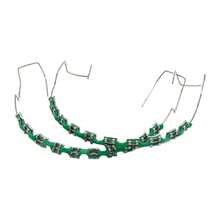 Temporary Tooth Decoration Dental Fake Braces With Metal Wires & Bracket Dental Metal Bracket With Ligature Ties For Tooth Decor - Trong sáng - Xem 8
