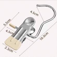 Grucce con clip per appenderee pantaloni e gonne, morsetti pratici per riporre gli indumenti, mollette per appendere i vestiti in casa