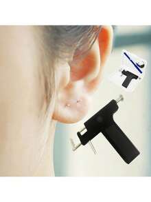 Kit reutilizable de herramientas de perforación, juego profesional de pistola de perforación para uso comercial o en el hogar - Negro - Ver 6