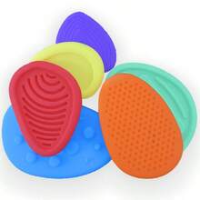 1/2/3/5pcs,Vibrant Sensory Stones | Colorful & Textured Design | Ideal For Party Favors, Classroom Prizes, & Stress - Relief | Promote Sensory Stimulation, Calming Fidget | Sensory Fidget Stones | One - Size - Fits - All - 隨機色 random color - 查看 7