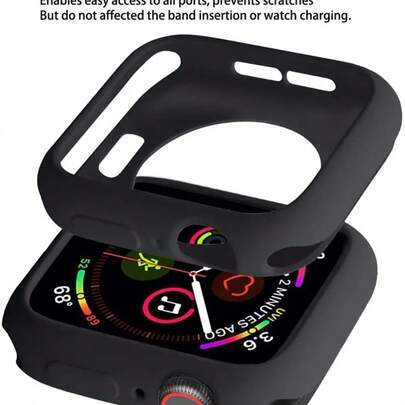 Capa Case de Silicone Bumber Para apple Smartwatch S10 46MM 38 40 41 42 44 45 49MM