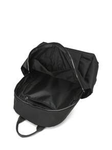 1 Pieza Mochila con múltiples bolsillos, casual y combinable, para estudiantes de escuela secundaria y universidad, mochila escolar, mochila de ocio y viaje para uso diario, con diseño de correa para equipaje, mochila versátil y de doble uso para el transporte